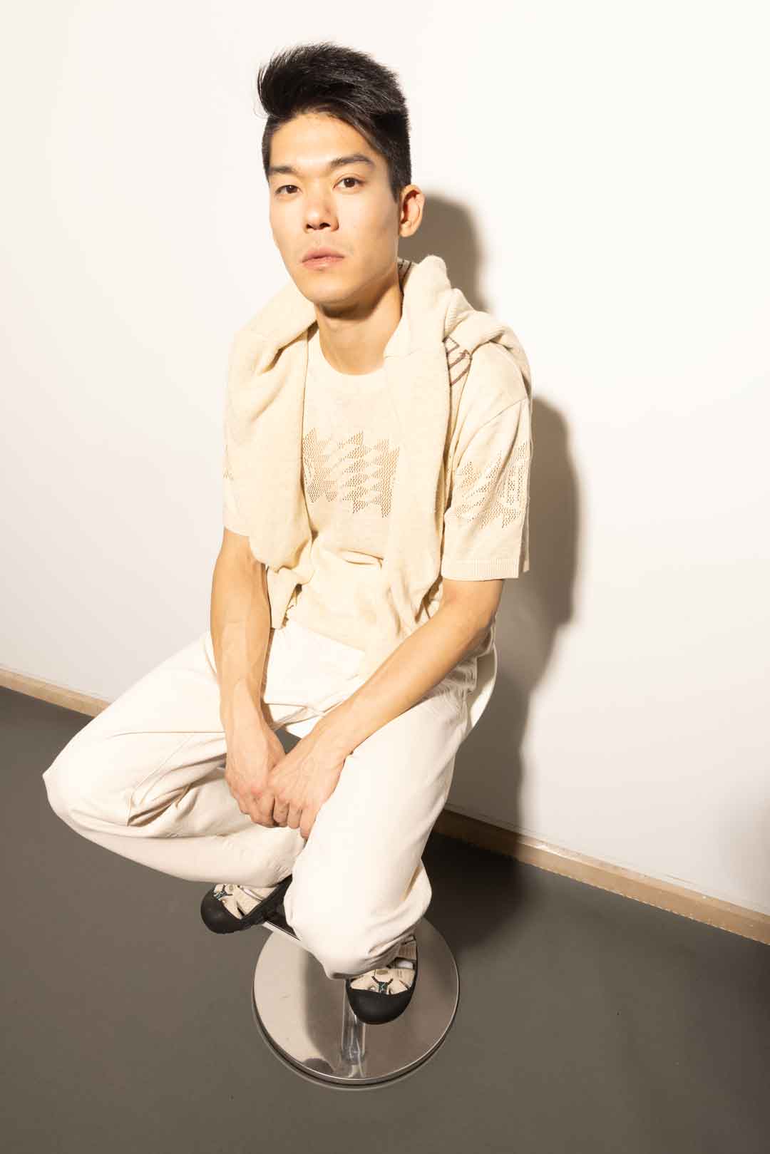 DECEIT - STUCK IN A LOOP KNIT TEE