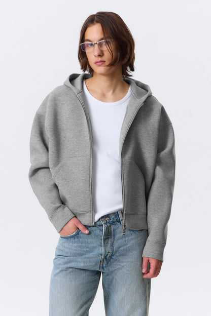 WEEKDAY - SIMON SCUBA ZIP HOODIE