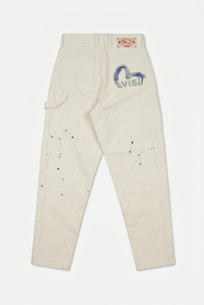 EVISU - SEAGULL PRINTED CHINO PANTS