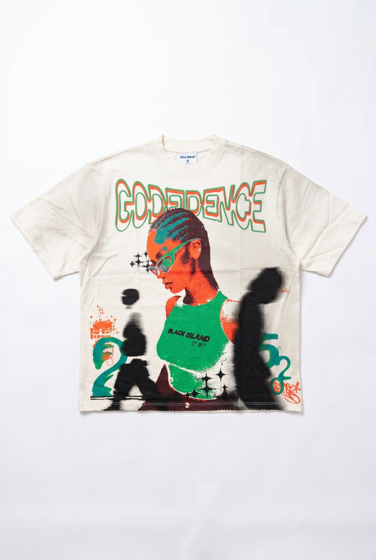 BLACK ISLAND - CONFIDENCE GRAPHIC OVERSIZED T-SHIRT