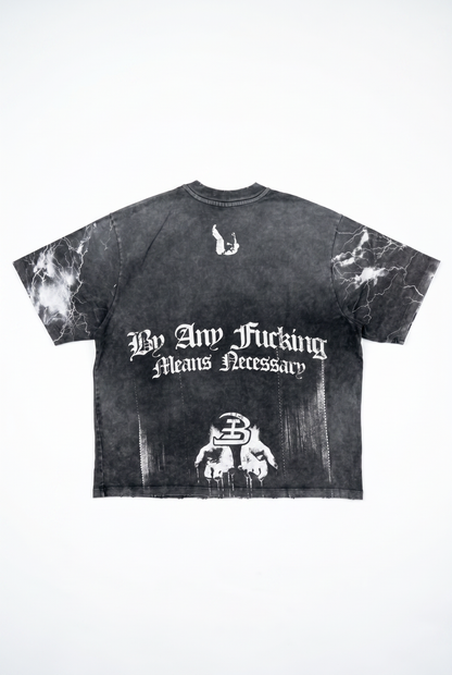 BLACK ISLAND - VINTAGE BOXING GRAPHIC OVERSIZED T-SHIRT