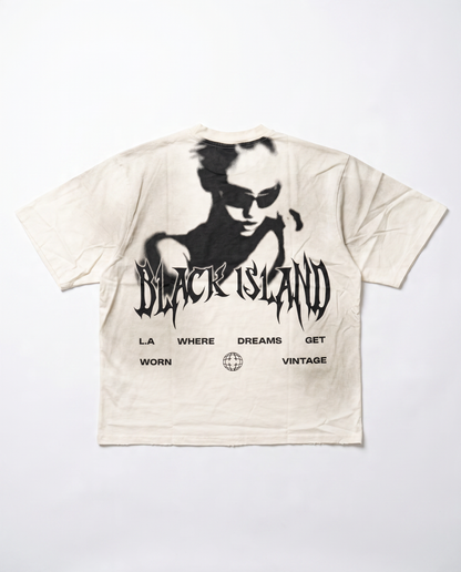 BLACK ISLAND - CONFIDENCE GRAPHIC OVERSIZED T-SHIRT