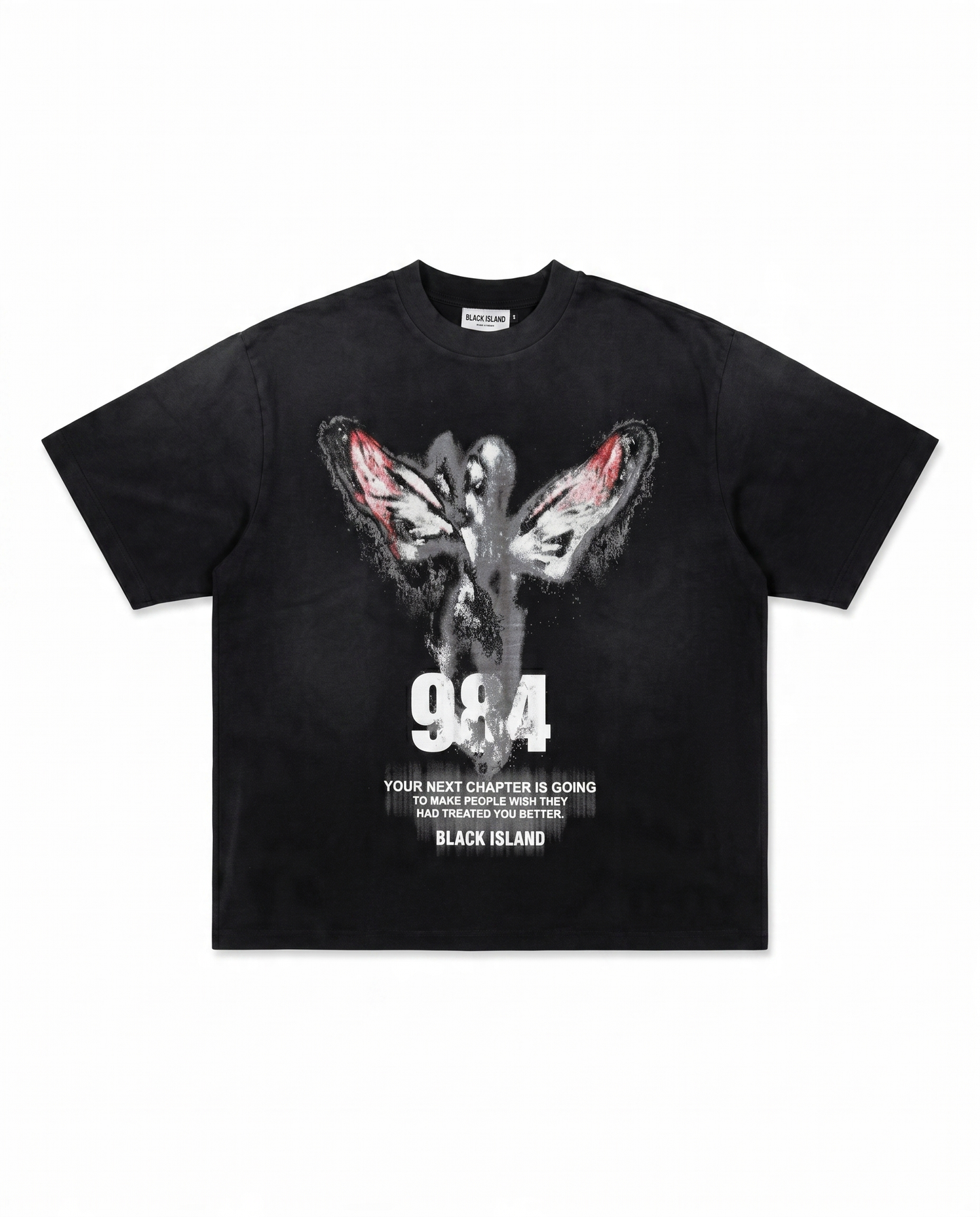 BLACK ISLAND - 984 GRAPHIC OVERSIZED T-SHIRT