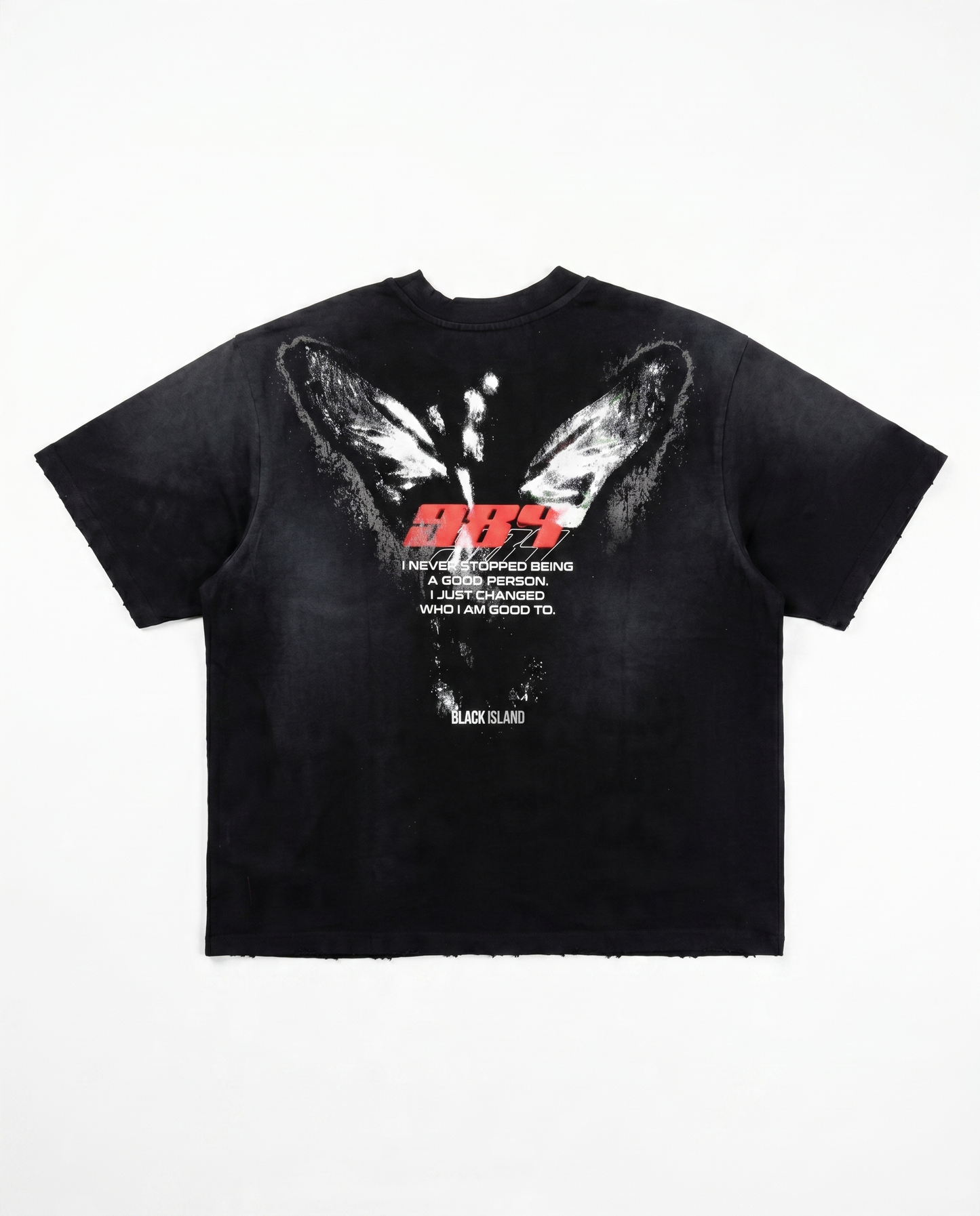 BLACK ISLAND - 984 GRAPHIC OVERSIZED T-SHIRT