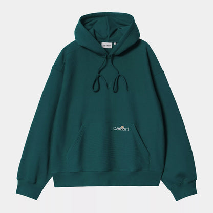 CARHARTT WIP - HOODED LABEL SCRIPT SWEAT