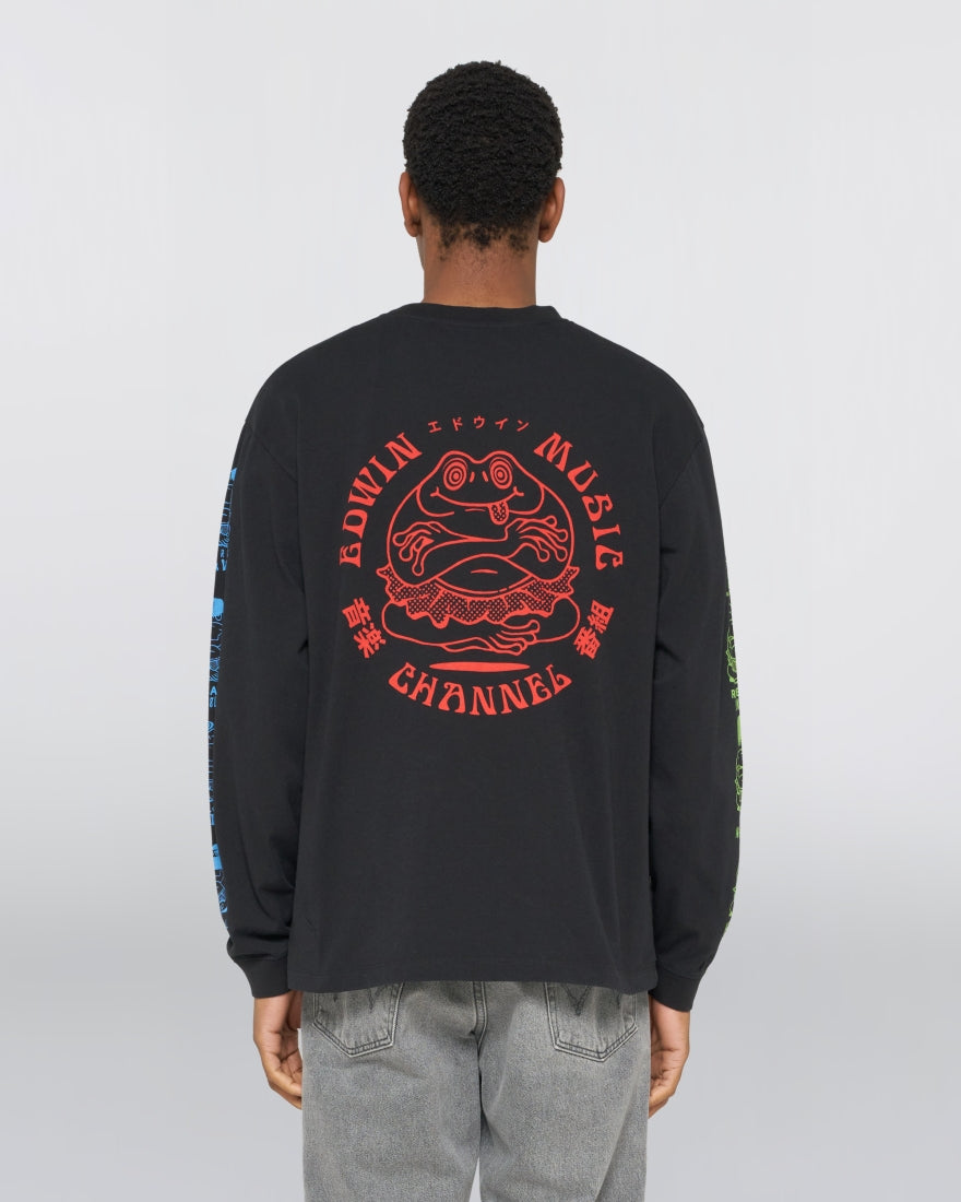 EDWIN -  EDWIN MUSIC CHENNEL T-SHIRT LS