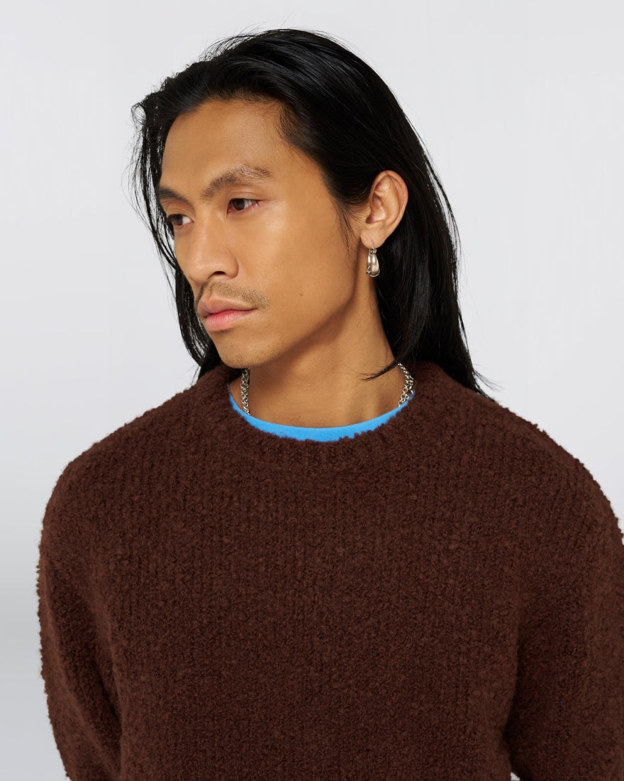 EDWIN -  DUN TEXTURED SWEATER