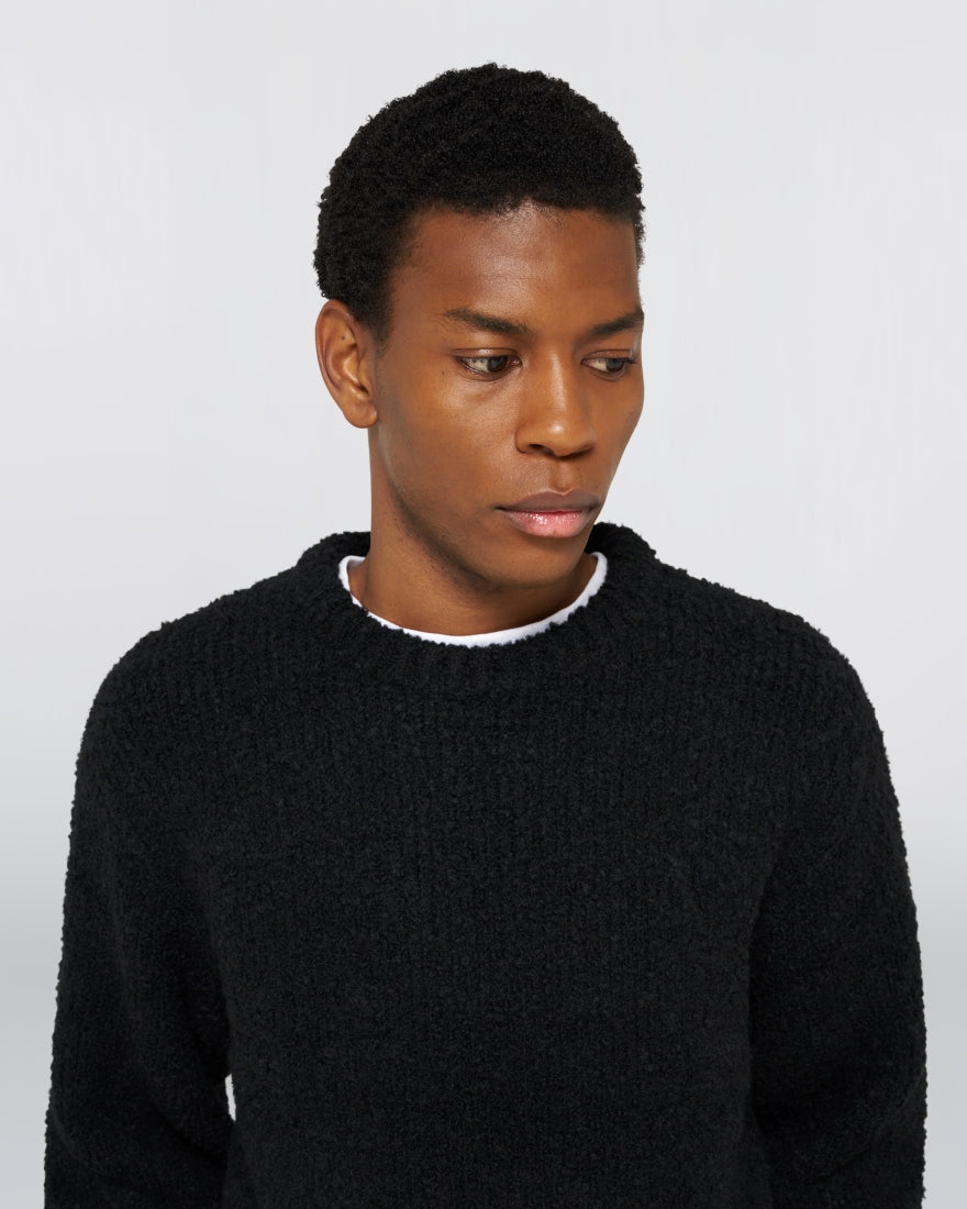 EDWIN -  DUN TEXTURED SWEATER