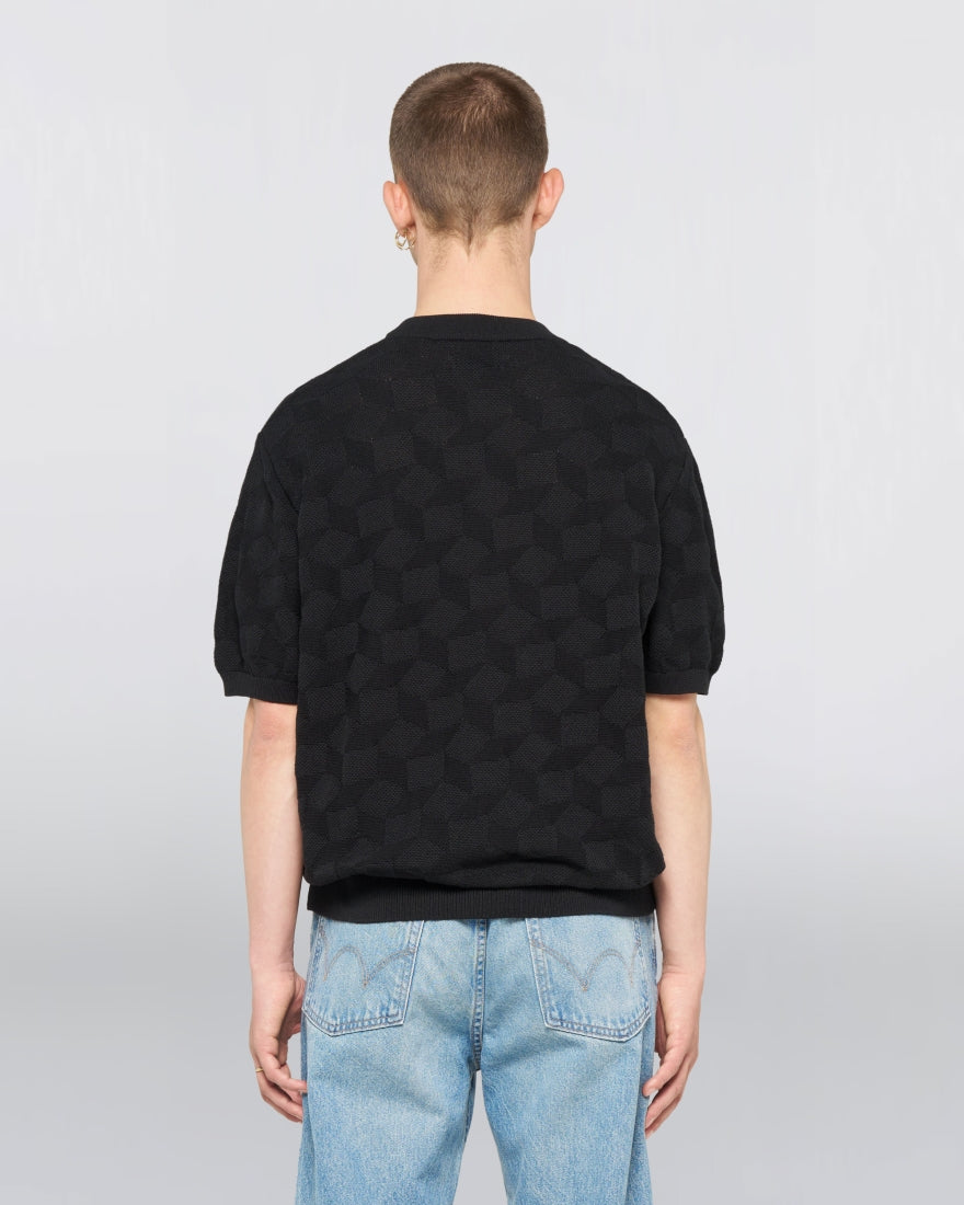 EDWIN - BLOCK KNITTED T-SHIRT