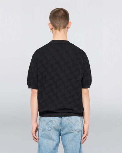 EDWIN - BLOCK KNITTED T-SHIRT