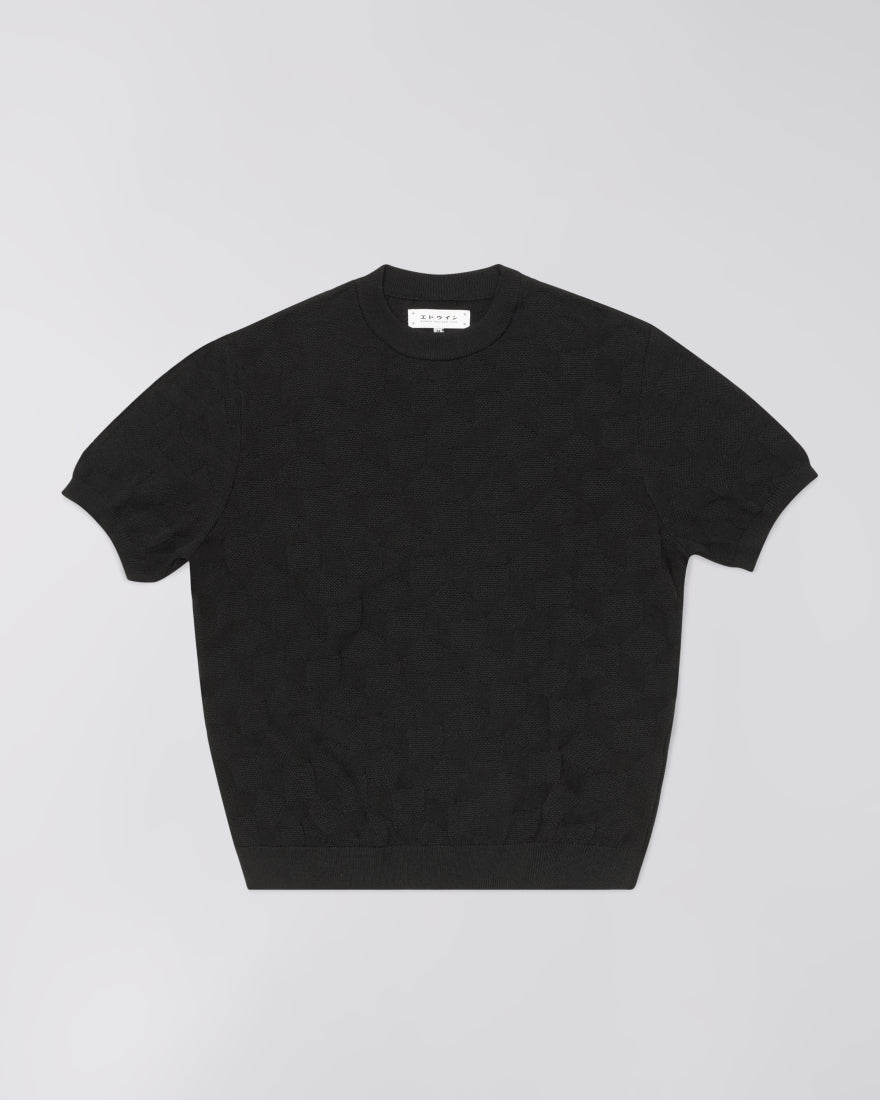 EDWIN - BLOCK KNITTED T-SHIRT