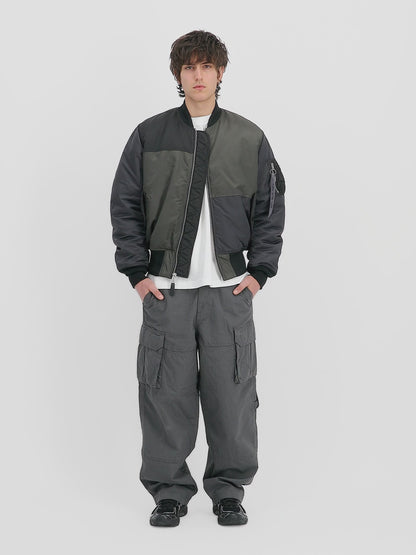 ALPHA INDUSTRIES - MA-1 TRICOLOR LOOSE BOMBER JACKET