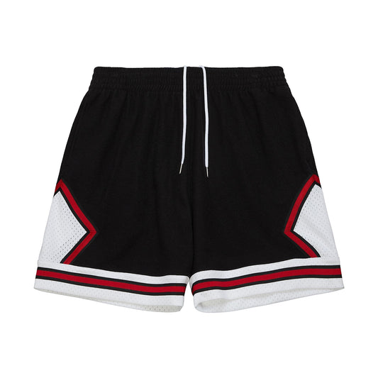 MITCHELL & NESS - BRANDED FRENCH TERRY DIAMOND SHORTS