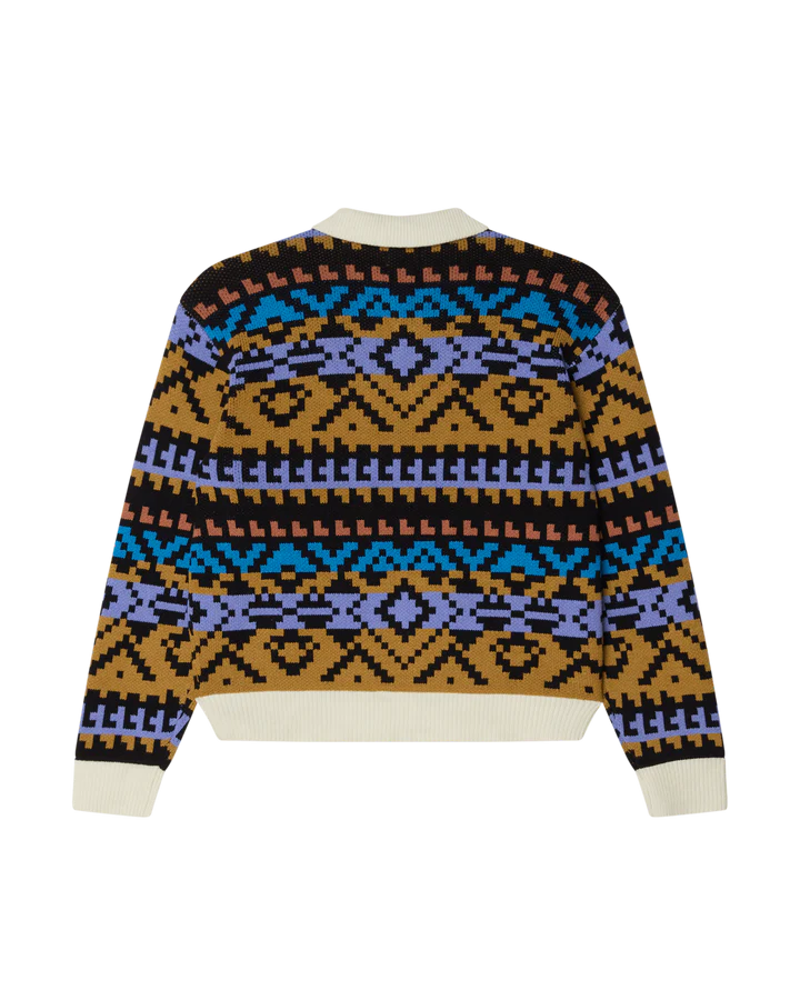 OBEY  - GEO POLO SWEATER