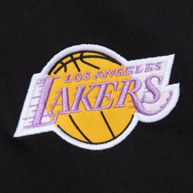 MITCHELL & NESS - NBA JACQUARD RINGER SS TEE VINTAGE LOGO LAKERS